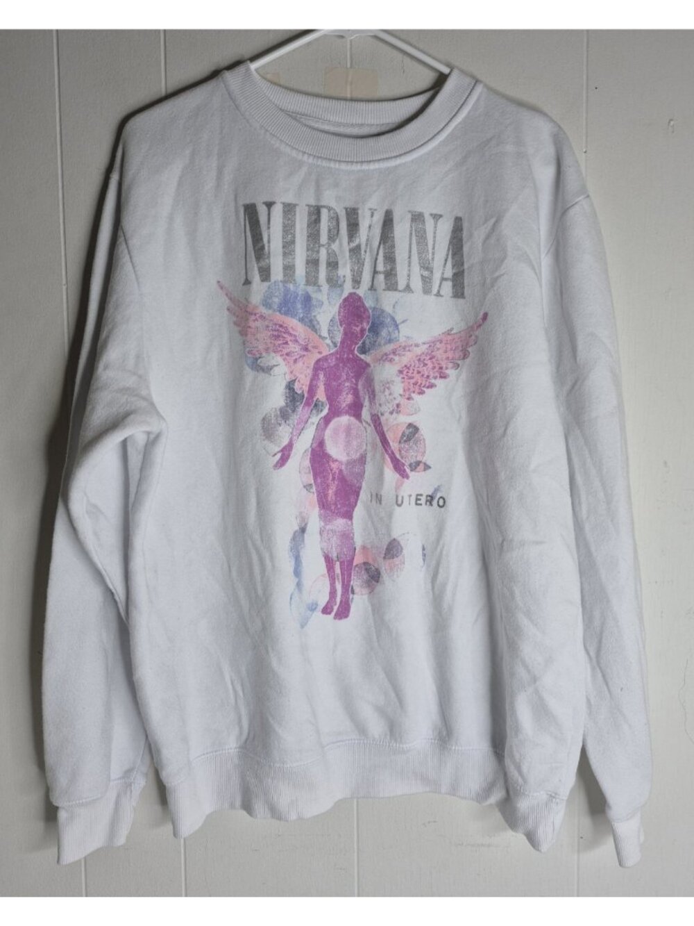 NIRVANA Pullover Sweatshirt Women's Size L